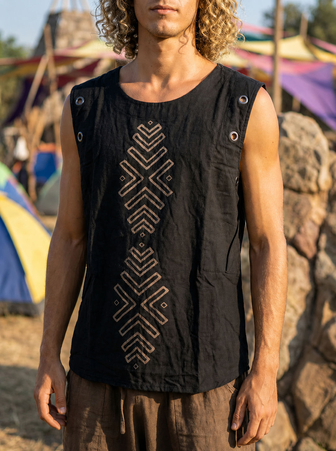 Regal Sleeveless T-Shirt